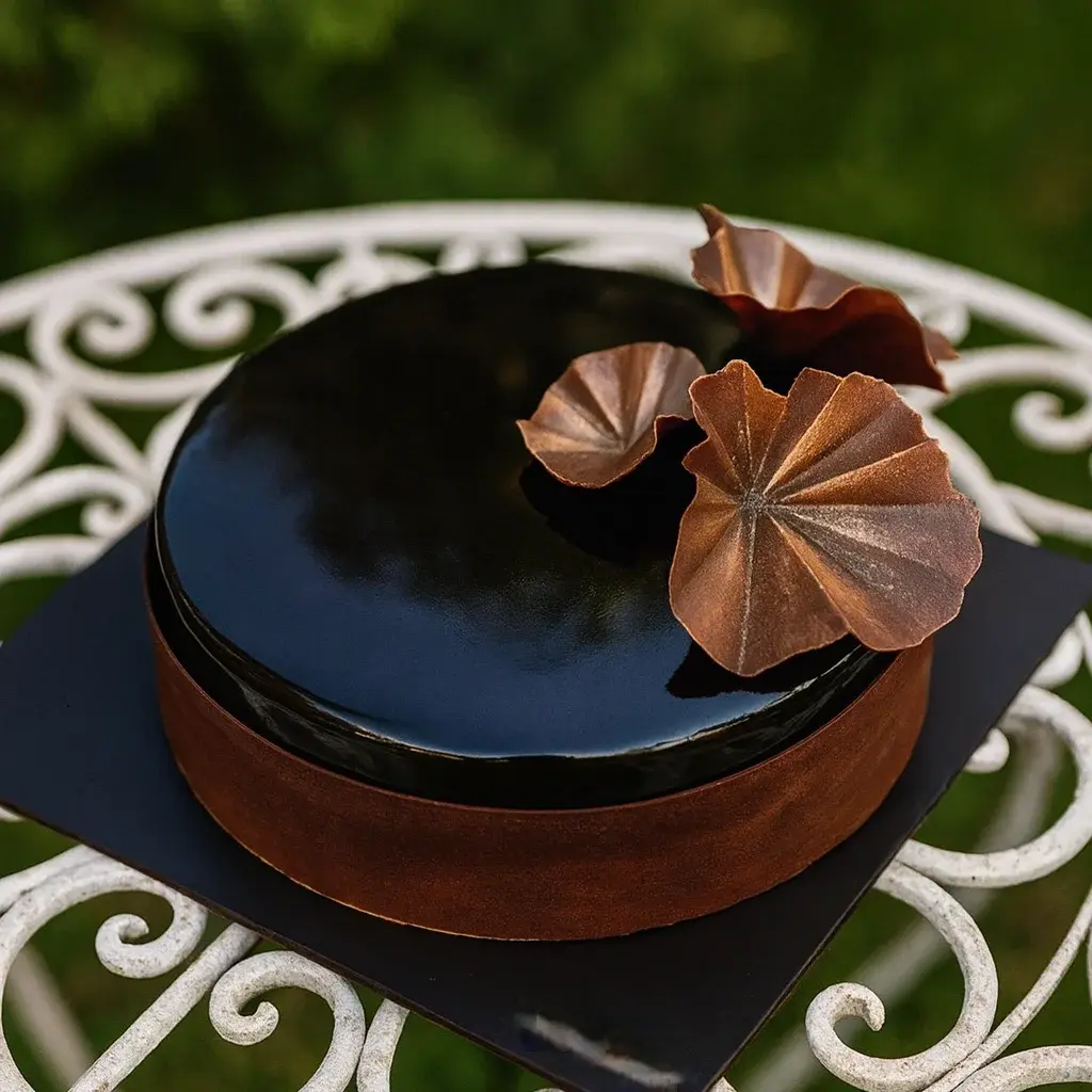 Tarta de Chocolate, Tonka y Maracuyá