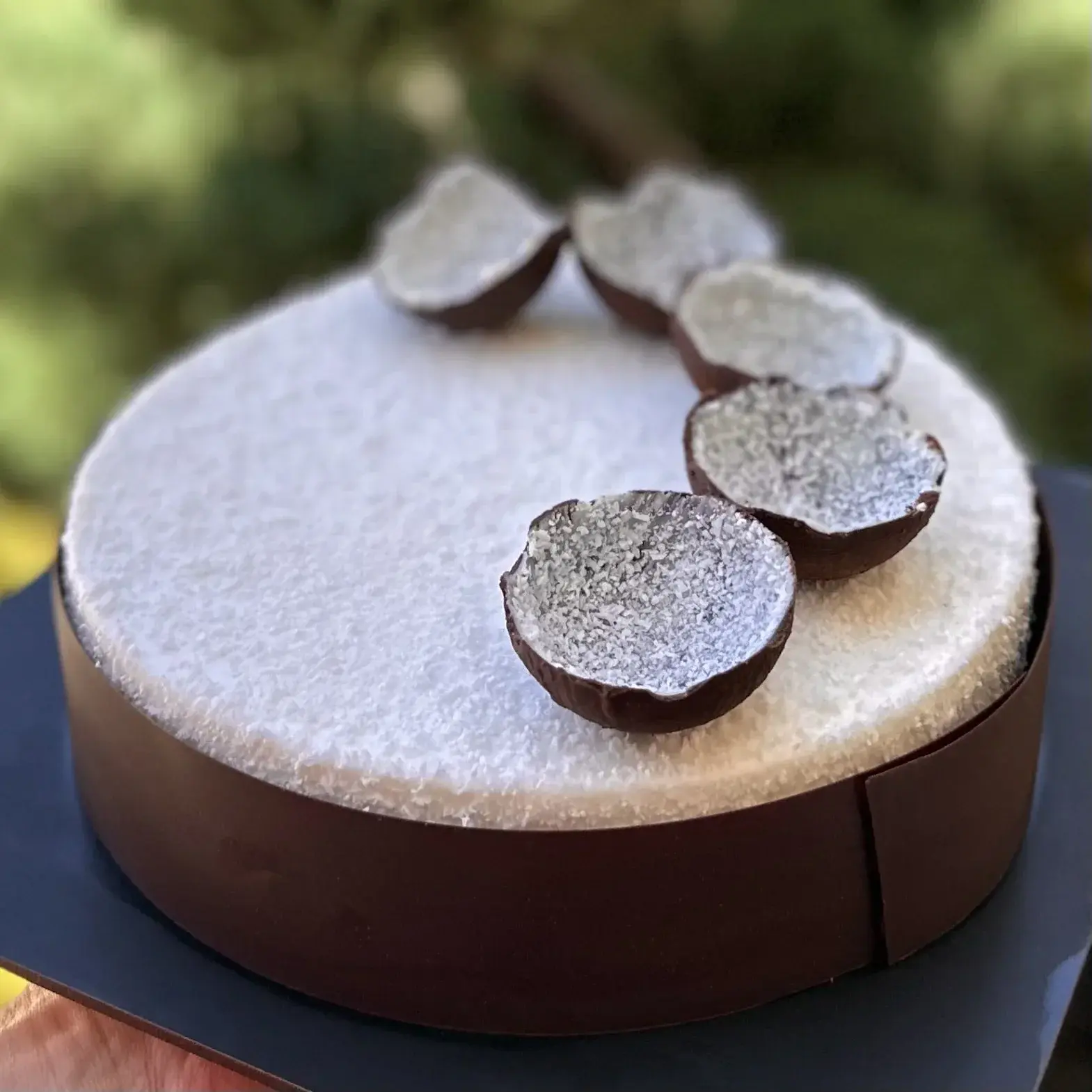 Coconut, Mango & Passion Fruit Cake